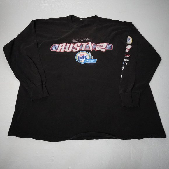 Vintage NASCAR Miller Lite Team Tees - Rusty Wallace & Linde 2XL Bundle - Picture 7 of 10
